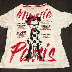 Disneyland Paris, Minnie Mouse T-shirt, Size L.